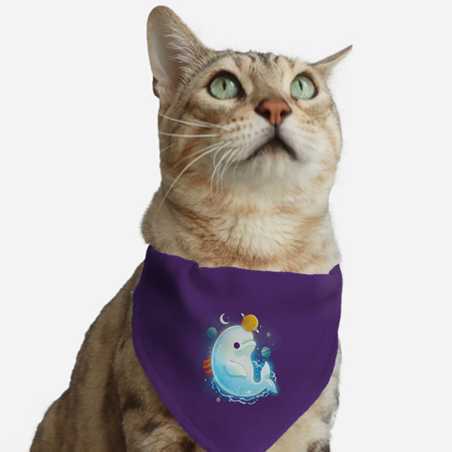 Cosmic Beluga-cat adjustable pet collar-Vallina84 by TeeFury
